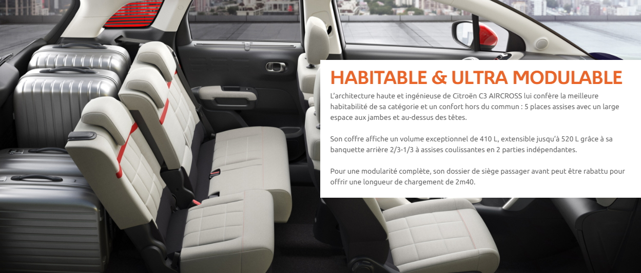 HABITABLE & ULTRA MODULABLE HABITABLE & ULTRA MODULABLE