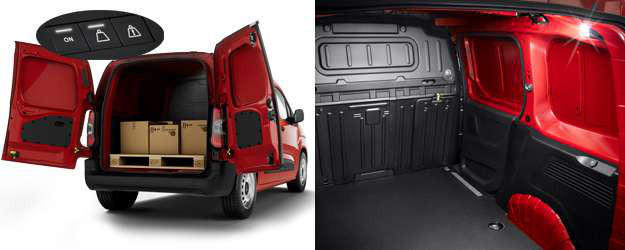 New-Berlingo-Van-Chargement Berlingo Van grande capacité de chargement