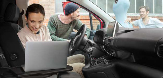 New-Berlingo-Van-Driver-Bureau-Mobile. Berlingo Van Bureau Mobile