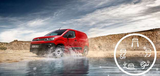 New-Berlingo-Van-Version-Worker-flaque. New berlingo van tout terrain